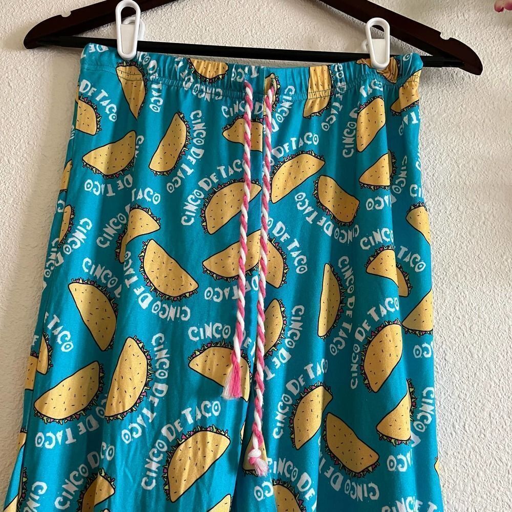Cinco de Taco PJ Pants Women's XS - Picture 2 of 8